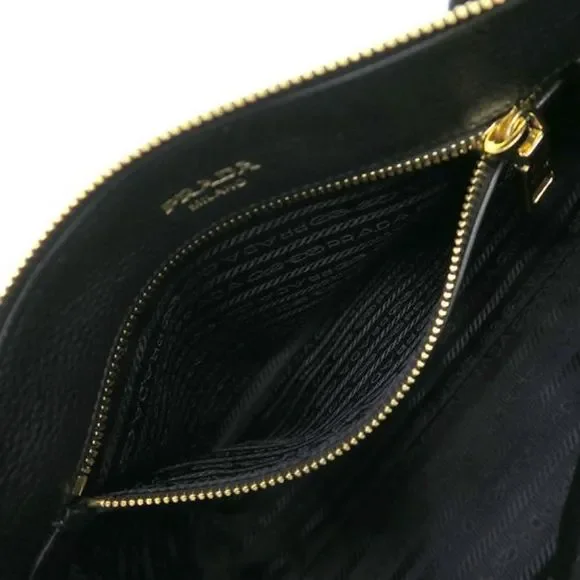 Prada Leather Black Shoulder Bag - Picture 7 of 9